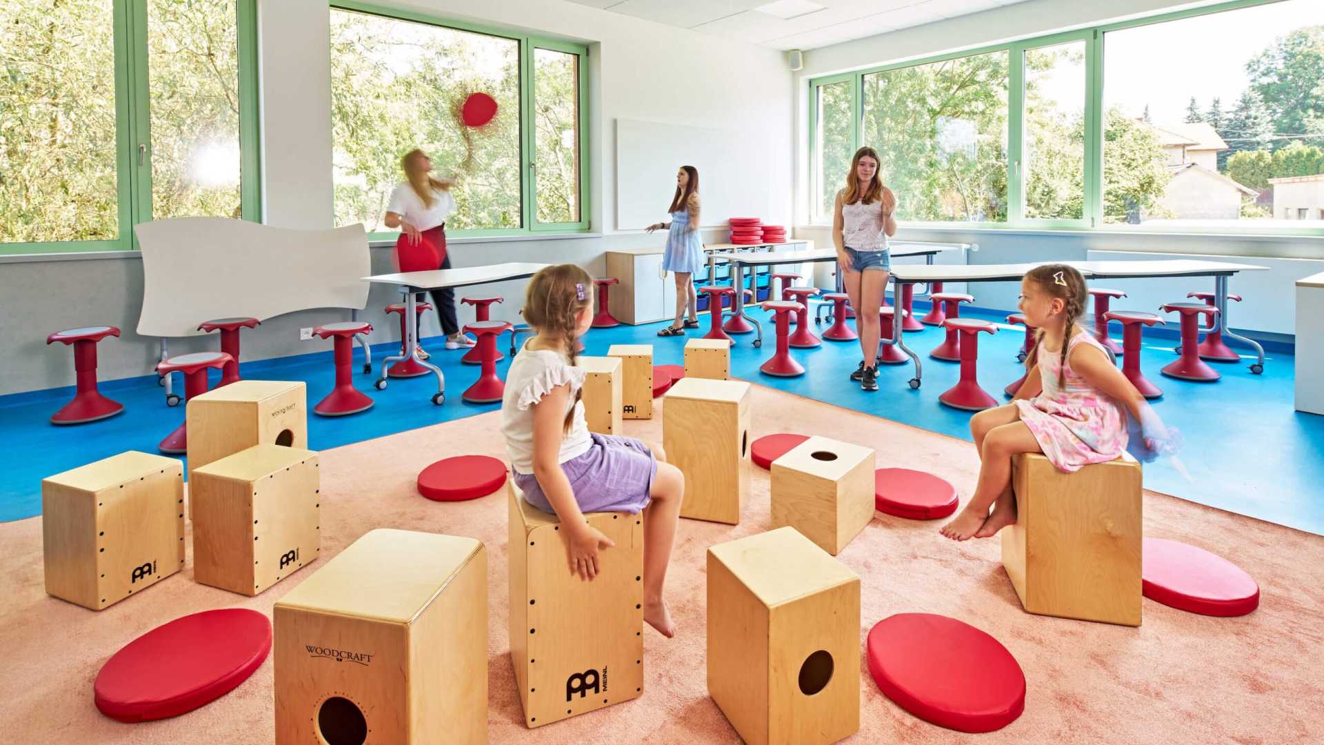 Innenausstattung der Kindergruppe von MYDva