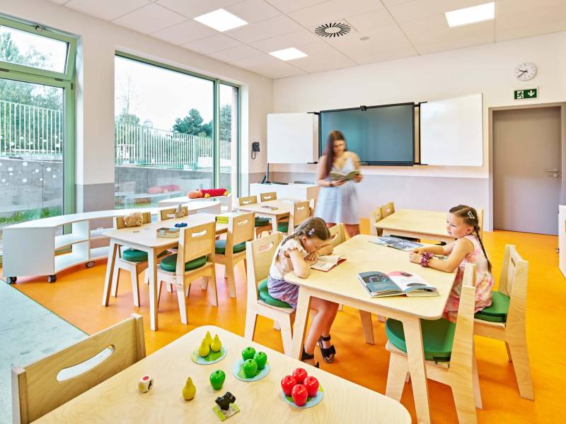 My Dva - Klassenzimmer in der Grundschule der Brüder Frič in Ondřejov